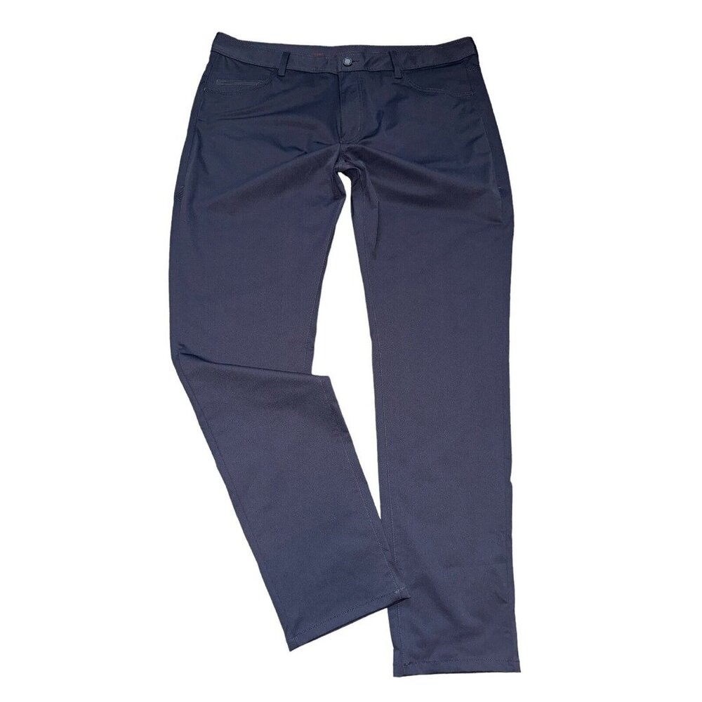 Rhone Pants‎ Mens 40x32 Gray Commuter 5 Pocket Slim Straight Performance Golf